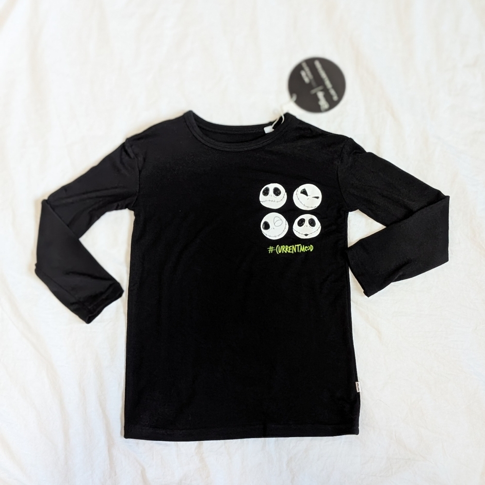 Little Sleepies Nightmare Before Christmas Jack Skellington Top